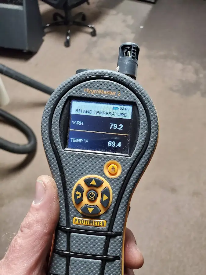 Moisture meter humidity assessment for Mold Remediation & Removal in Hibbing